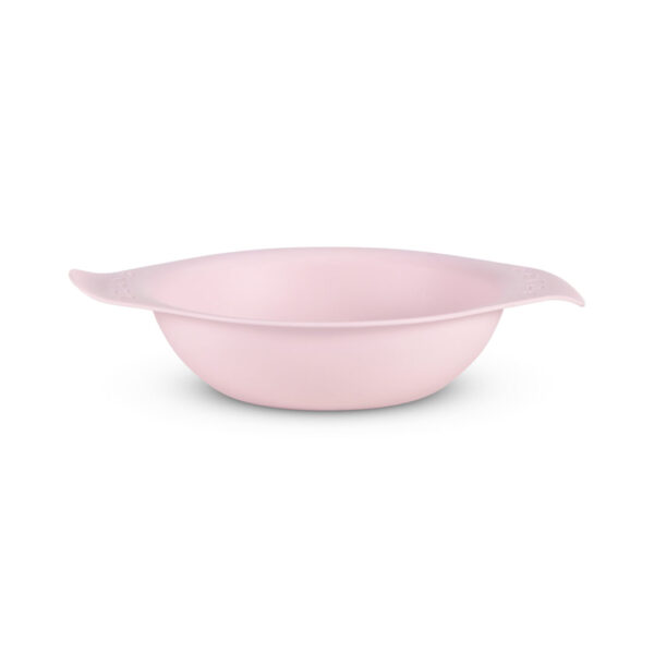 Bioplastic baby bowl powder pink