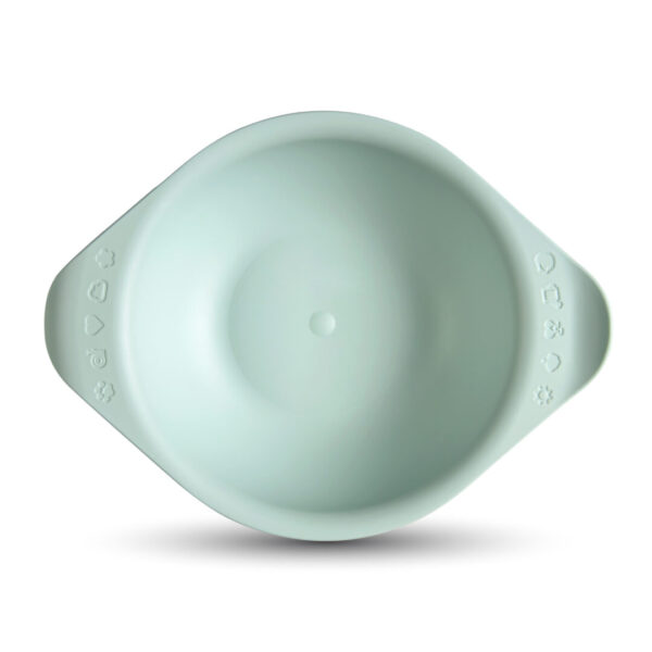 Bioplastic baby bowl mint